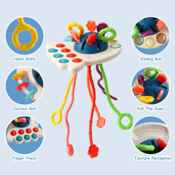 لعبة سيليكون للأطفال لتنمية المهارات Silicone toy for children to develop skills