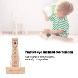 مجموعة ألعاب سطح الطاولة الخشبية Wooden tabletop game set