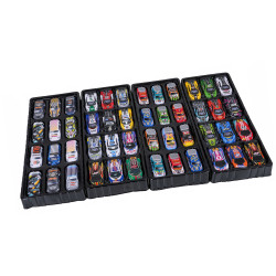 مجموعة سيارات 48 قطعة مع مرآب متعدد الطوابق 48-piece car set with multi-story garage