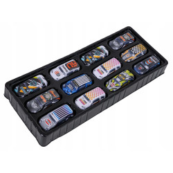 مجموعة سيارات 48 قطعة مع مرآب متعدد الطوابق 48-piece car set with multi-story garage