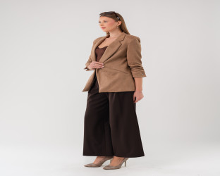 جاكيت بليزر بقماش الشامواه Women's Blazer in Faux Suede