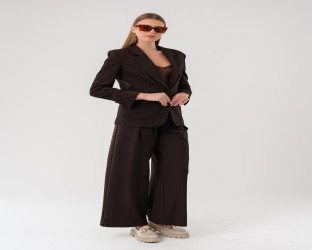 جاكيت بليزر بقماش الكوردروي المُضلع Women's Corduroy Blazer