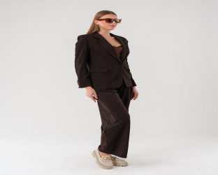جاكيت بليزر بقماش الكوردروي المُضلع Women's Corduroy Blazer