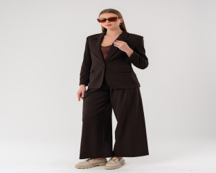 جاكيت بليزر بقماش الكوردروي المُضلع Women's Corduroy Blazer