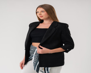 جاكيت بليزر بقماش الشامواه Women's Blazer in Faux Suede