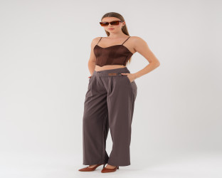 بنطال نسائي واسع Women's Wide-Leg Trousers