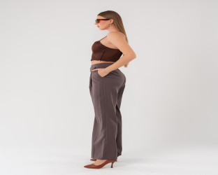 بنطال نسائي واسع Women's Wide-Leg Trousers