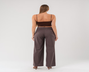 بنطال نسائي واسع Women's Wide-Leg Trousers