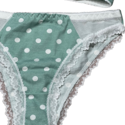 سيت حمالة ولباس نسائي يومي قطن طبيعي 100% كاب C بعضم SET BRA 517-07