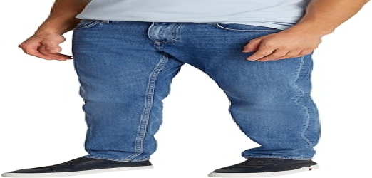 جينز هارلم رجالي بقصة مدببة Men's Harlem Tapered Straight‑Leg Jeans