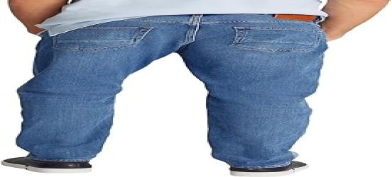 جينز هارلم رجالي بقصة مدببة Men's Harlem Tapered Straight‑Leg Jeans