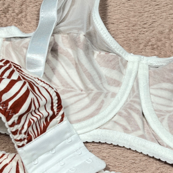 سيت حمالة ولباس نسائي يومي قطن طبيعي 100% كاب C بعضم SET BRA 517-011