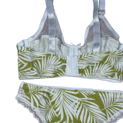 سيت حمالة ولباس نسائي يومي قطن طبيعي 100% كاب C بعضم SET BRA 517-012