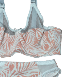 سيت حمالة ولباس نسائي يومي قطن طبيعي 100% كاب C بعضم SET BRA 517-013