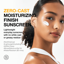 واقي شمس مرطب للوجه +SPF 50 Zero-Cast Moisturizing Face Sunscreen SPF 50