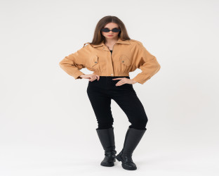 جاكيت قصير Cropped Jacket