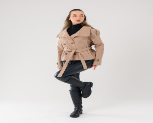 جاكيت ترنش قصير Short Trench Jacket