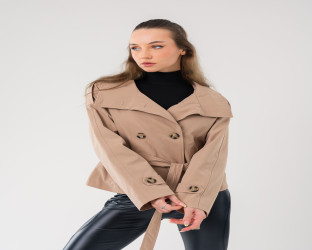 جاكيت ترنش قصير Short Trench Jacket