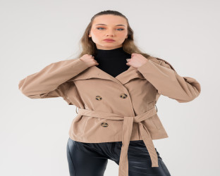 جاكيت ترنش قصير Short Trench Jacket