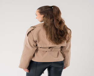 جاكيت ترنش قصير Short Trench Jacket