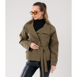 جاكيت ترنش قصير Short Trench Jacket