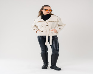 جاكيت ترنش قصير Short Trench Jacket