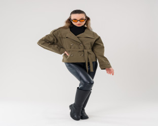 جاكيت ترنش قصير Short Trench Jacket