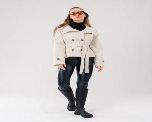 جاكيت ترنش قصير Short Trench Jacket