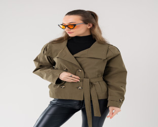جاكيت ترنش قصير Short Trench Jacket