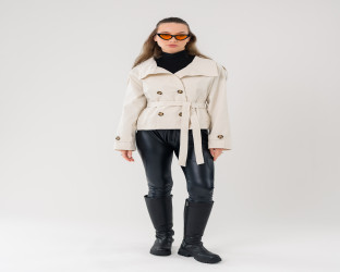 جاكيت ترنش قصير Short Trench Jacket