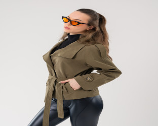 جاكيت ترنش قصير Short Trench Jacket