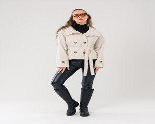 جاكيت ترنش قصير Short Trench Jacket