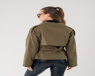 جاكيت ترنش قصير Short Trench Jacket