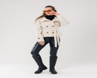 جاكيت ترنش قصير Short Trench Jacket