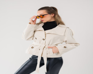 جاكيت ترنش قصير Short Trench Jacket