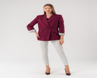 جاكيت بليزر بقصّة قصيرة Cropped Blazer