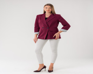 جاكيت بليزر بقصّة قصيرة Cropped Blazer