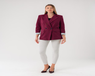 جاكيت بليزر بقصّة قصيرة Cropped Blazer