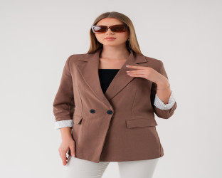 جاكيت بليزر بقصّة قصيرة Cropped Blazer