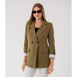 جاكيت بليزر بقصّة قصيرة Cropped Blazer