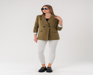 جاكيت بليزر بقصّة قصيرة Cropped Blazer