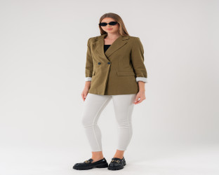جاكيت بليزر بقصّة قصيرة Cropped Blazer
