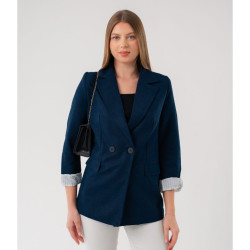 جاكيت بليزر بقصّة قصيرة Cropped Blazer