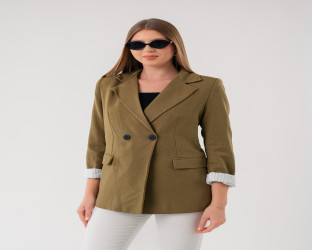 جاكيت بليزر بقصّة قصيرة Cropped Blazer