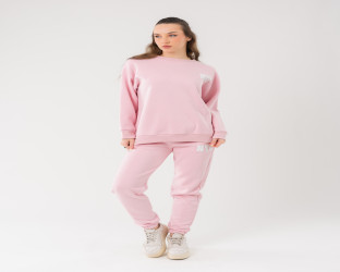 طقم رياضي وردي Casual Sweatsuit