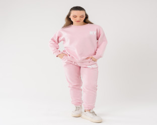 طقم رياضي وردي Casual Sweatsuit
