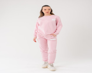 طقم رياضي وردي Casual Sweatsuit