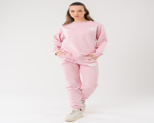 طقم رياضي وردي Casual Sweatsuit
