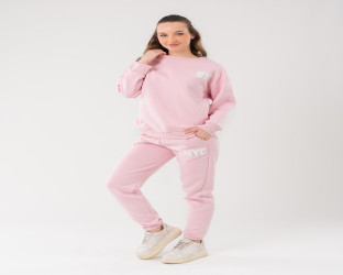 طقم رياضي وردي Casual Sweatsuit