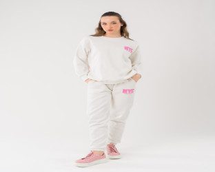 طقم رياضي ابيض Casual Sweatsuit